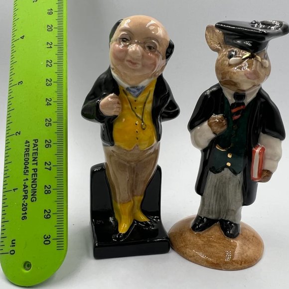 Royal Doulton Bunnykins Schoolmaster & Rare PICKWICK Dickens - Picture 9 of 10